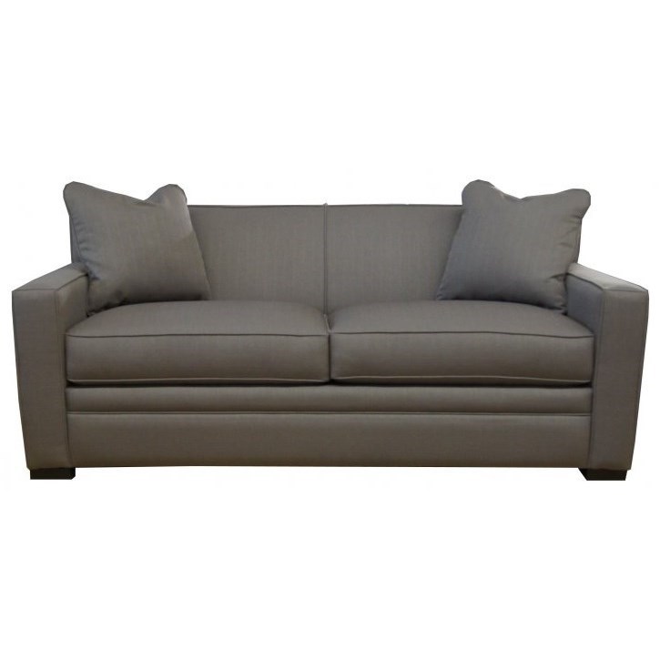 Jonathan Louis Sleepy 106 21IF Casual Full Inflatable Innerspring Sleeper Sofa with Track Arms Thornton Furniture Uph Sofa Sleepers
